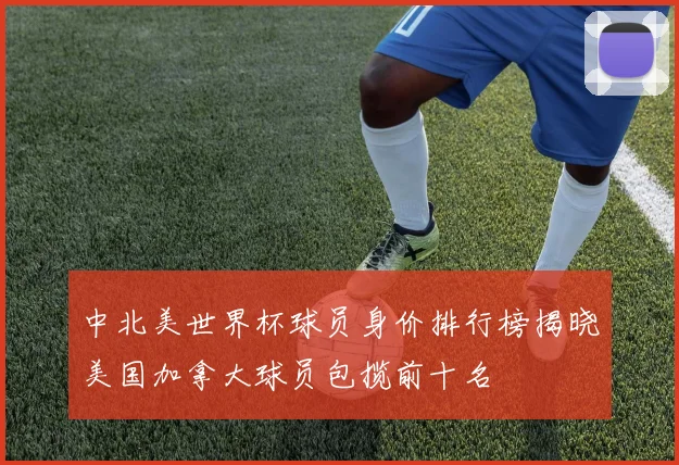 中北美世界杯球员身价排行榜揭晓美国加拿大球员包揽前十名